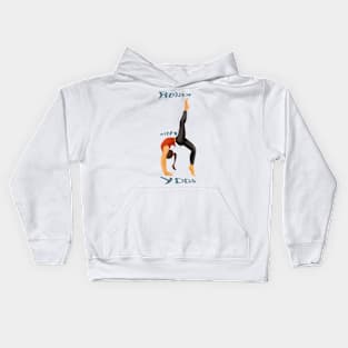 Yoga girl Kids Hoodie